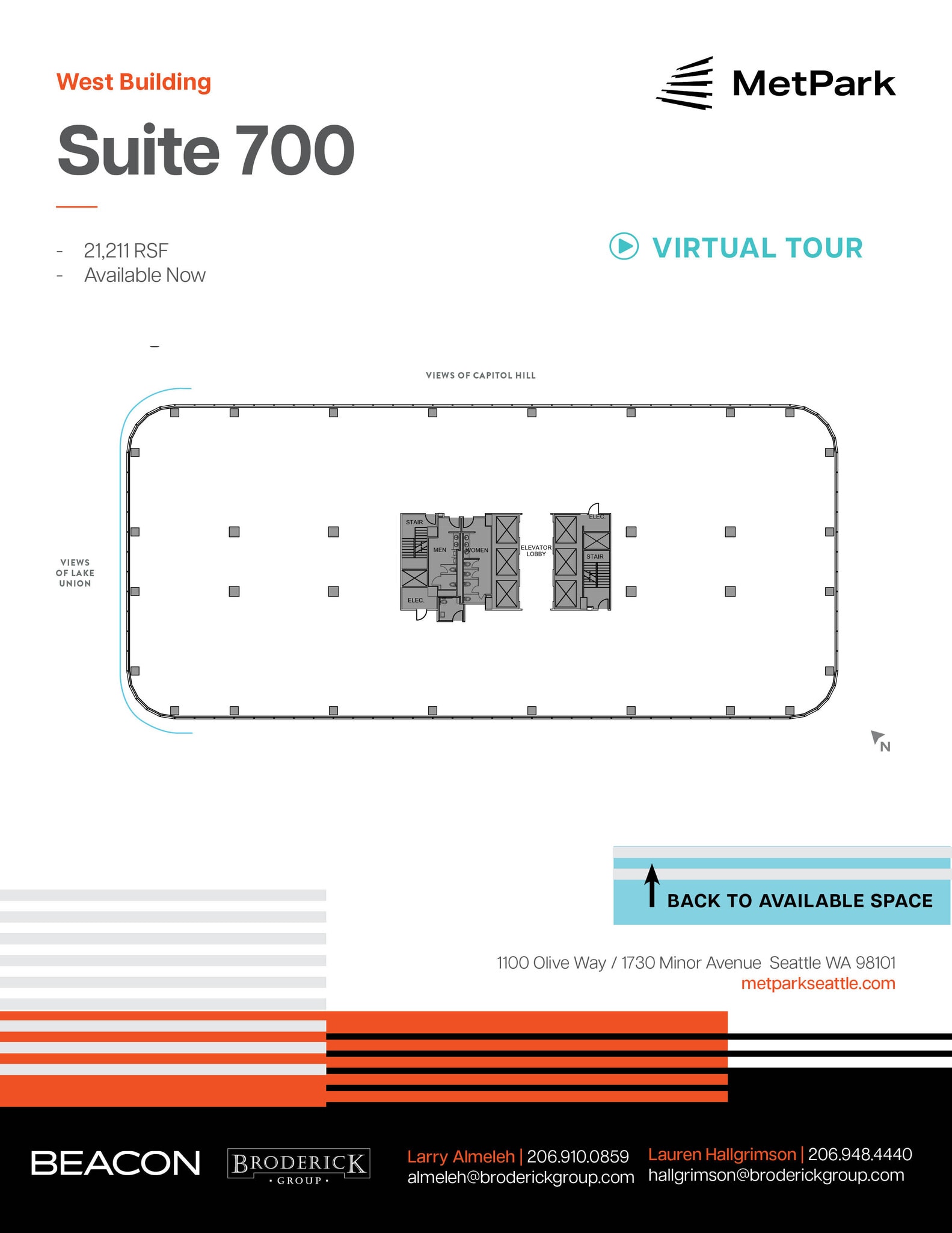 1100 Olive Way, Seattle, WA for lease Floor Plan- Image 1 of 1