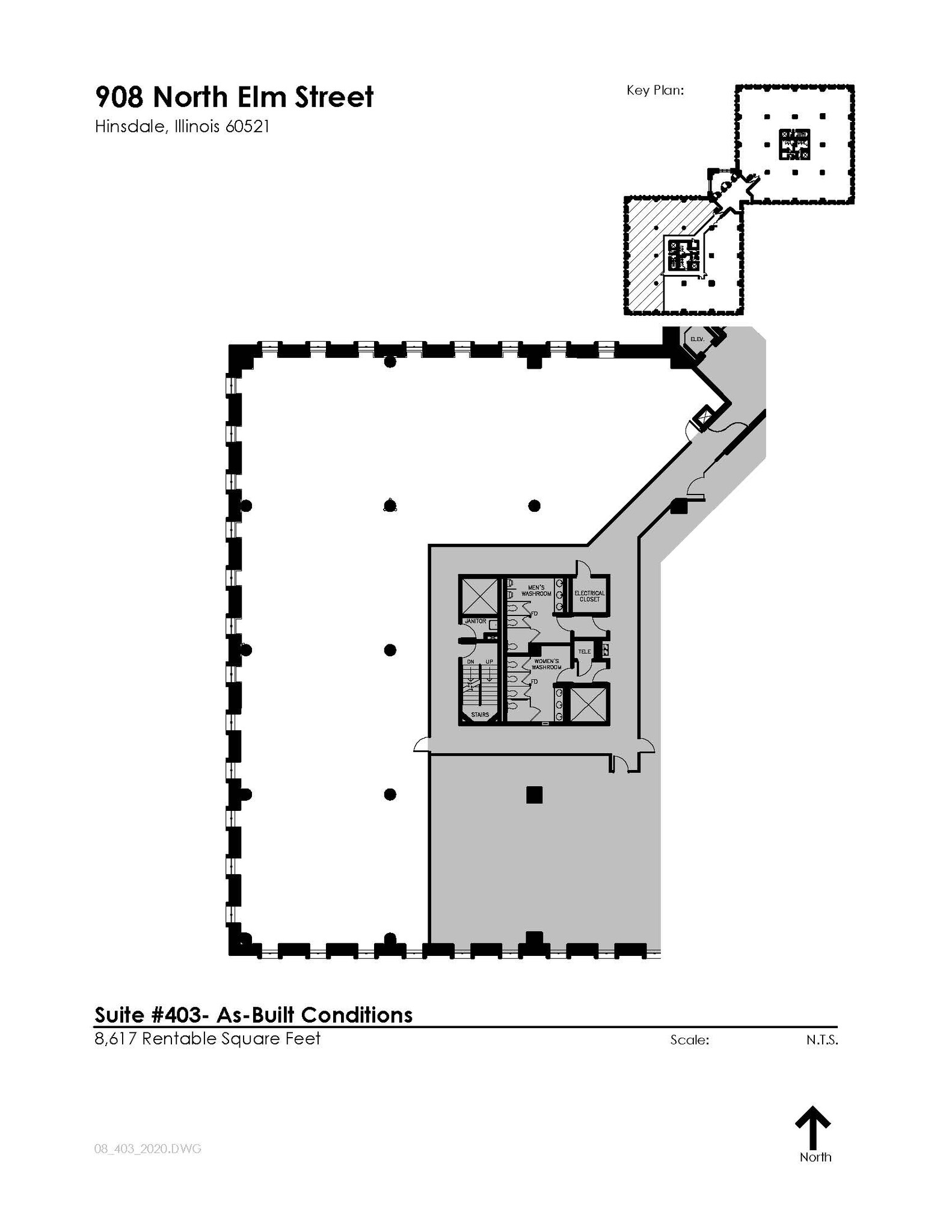 908 N Elm St, Hinsdale, IL for lease Floor Plan- Image 1 of 1