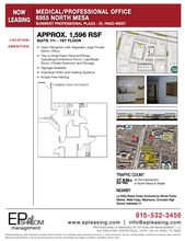 6955 N Mesa St, El Paso, TX for lease Floor Plan- Image 2 of 4