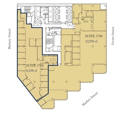 One Front St, San Francisco, CA for lease Floor Plan- Image 1 of 1