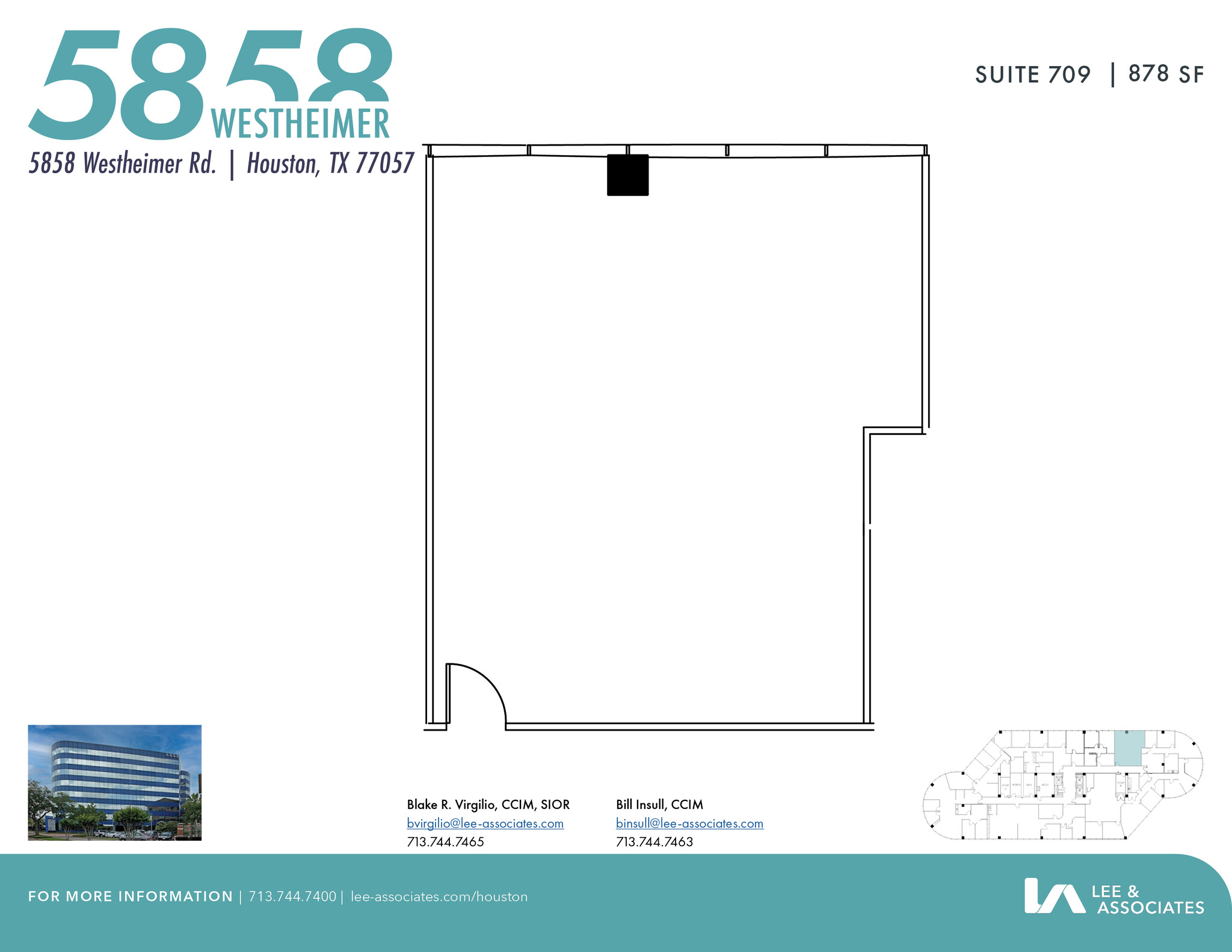 5858 Westheimer Rd, Houston, TX for lease Floor Plan- Image 1 of 2