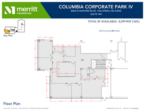 8830 Stanford Blvd, Columbia, MD for lease Floor Plan- Image 1 of 2