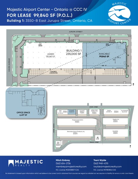 3550 E Jurupa St, Ontario, CA for lease - Site Plan - Image 1 of 11