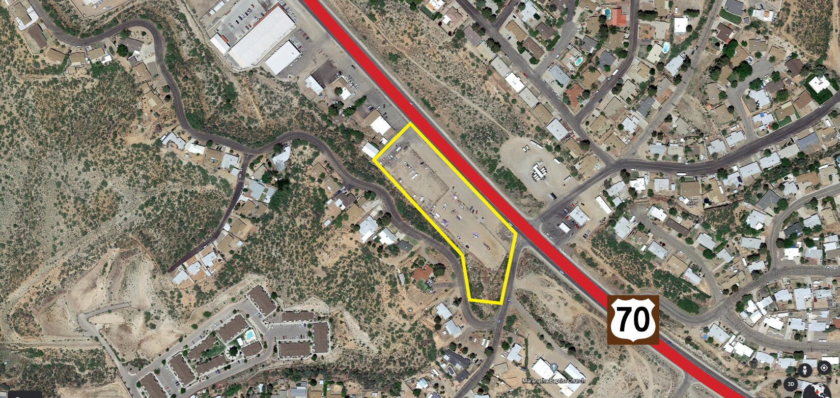 SWC Ash St (US70) & Saguaro, Globe, AZ for sale Primary Photo- Image 1 of 1