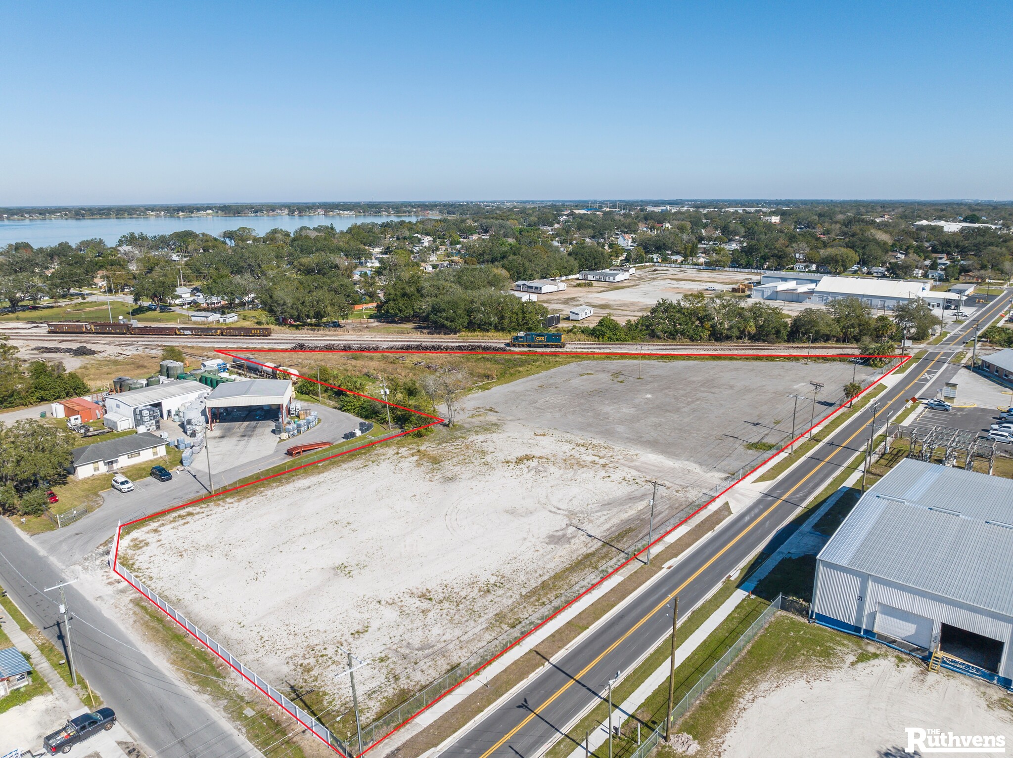 625 W Bridgers Ave, Auburndale, FL for lease Aerial- Image 1 of 2