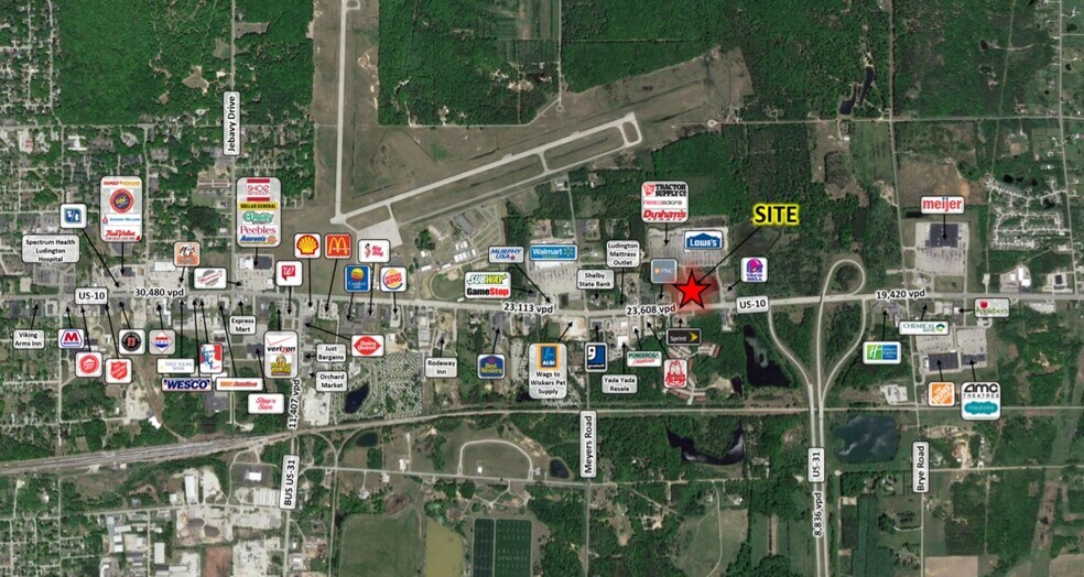 4528 E 4528 E Ludington Ave, Ludington, MI for sale - Building Photo - Image 1 of 1