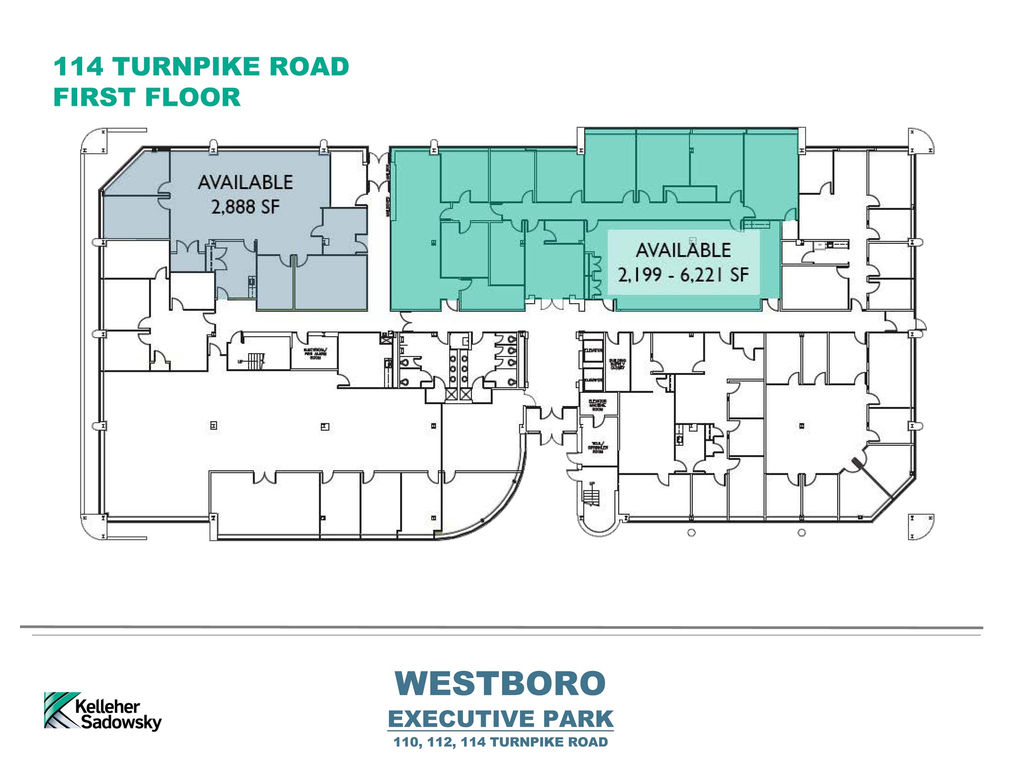 114 Turnpike Rd, Westborough, MA for lease Floor Plan- Image 1 of 1