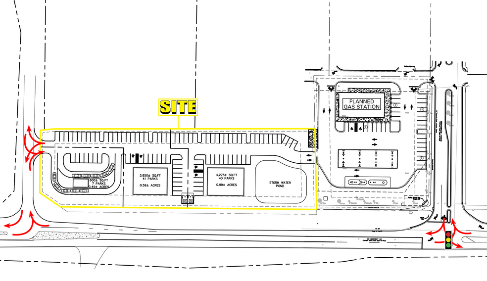 2364 Hwy 42 W, Clayton, NC for lease - Site Plan - Image 3 of 4