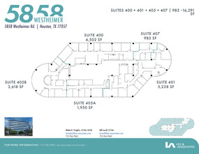 5858 Westheimer Rd, Houston, TX for lease Floor Plan- Image 2 of 2