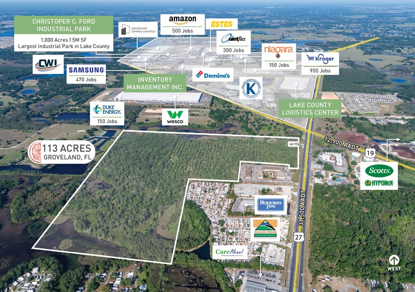 20425 U.S. 27, Groveland, FL for sale - Aerial - Image 2 of 5