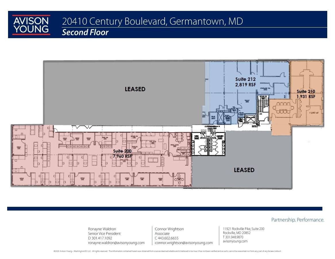 20410 Century Blvd, Germantown, MD for lease Floor Plan- Image 1 of 1