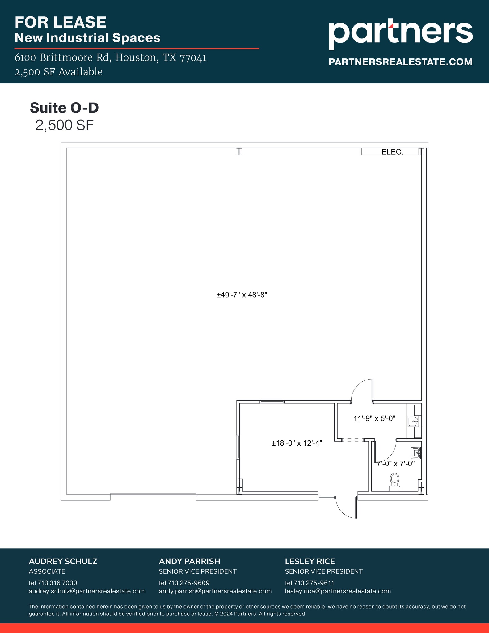 6100 Brittmoore Rd, Houston, TX for lease Site Plan- Image 1 of 1