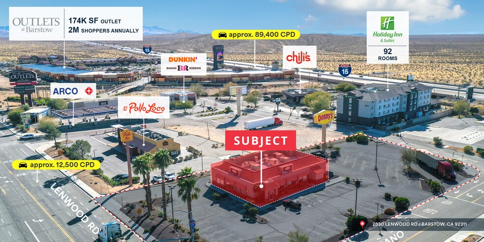 2830 Lenwood Rd, Barstow, CA for lease - Building Photo - Image 1 of 4