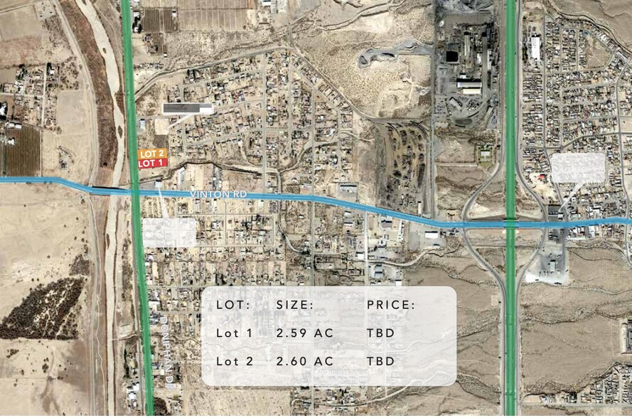 8030 Doniphan Dr, Vinton, TX 79821 2.59 AC Commercial Land