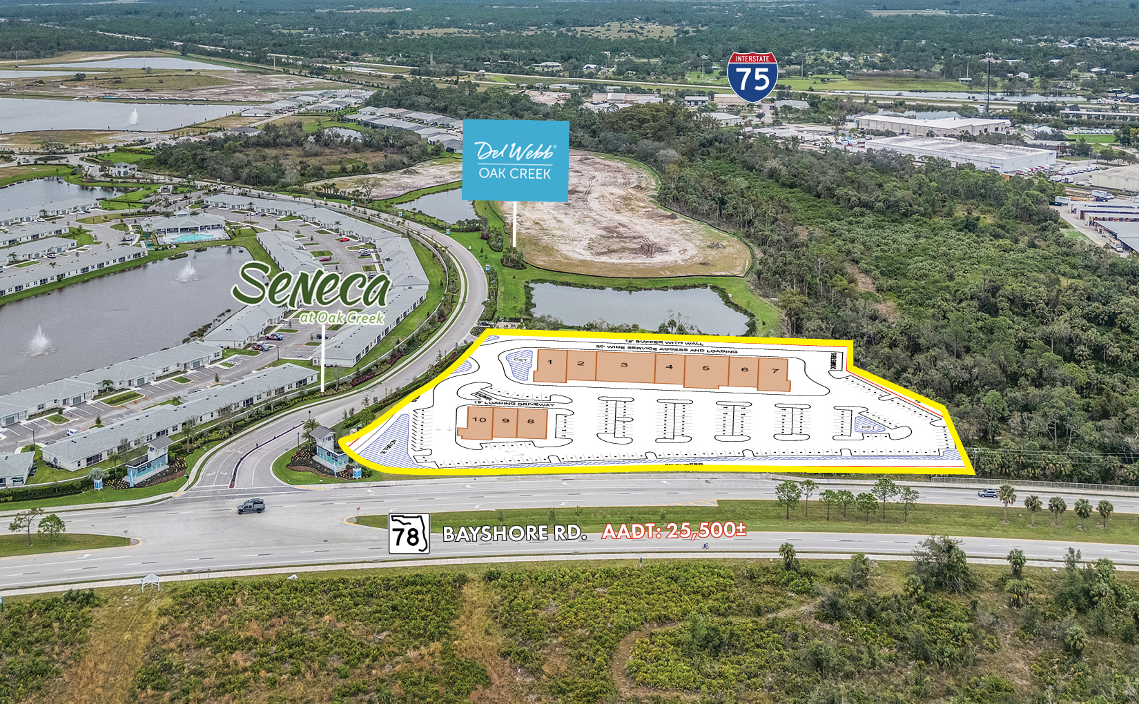 7701 Bayshore Rd, North Fort Myers, FL for lease Site Plan- Image 1 of 7