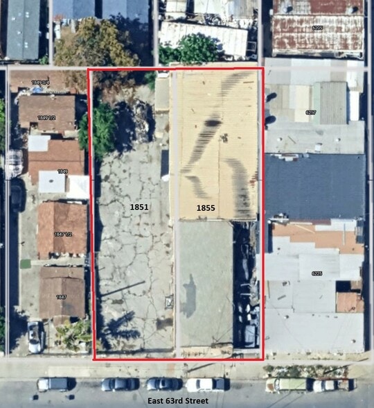 1851-1855 East 63rd St, Los Angeles, CA for lease - Building Photo - Image 2 of 2