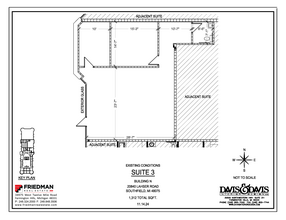 21455 Melrose Ave, Southfield, MI for lease Floor Plan- Image 1 of 2