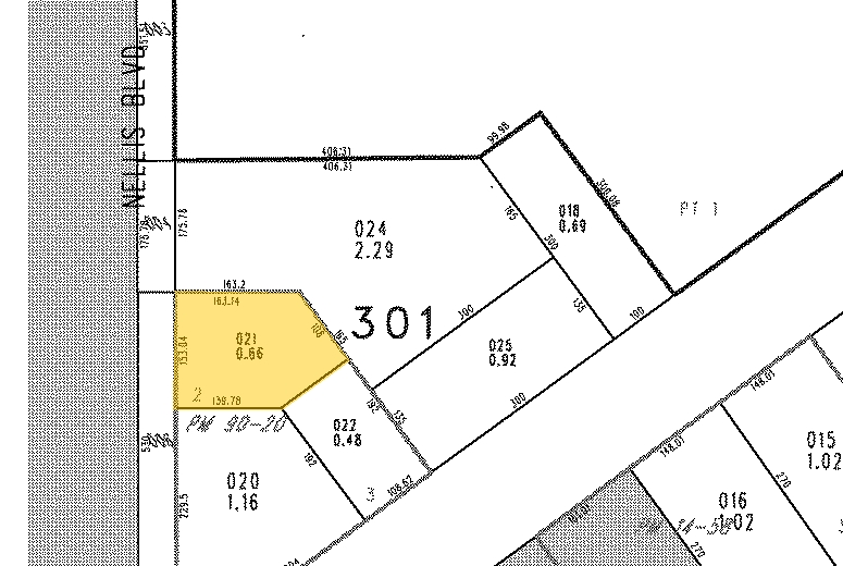 N Nellis Blvd, Las Vegas, NV for lease - Plat Map - Image 3 of 4