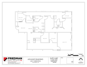 23077 Greenfield Rd, Southfield, MI for lease Floor Plan- Image 1 of 1