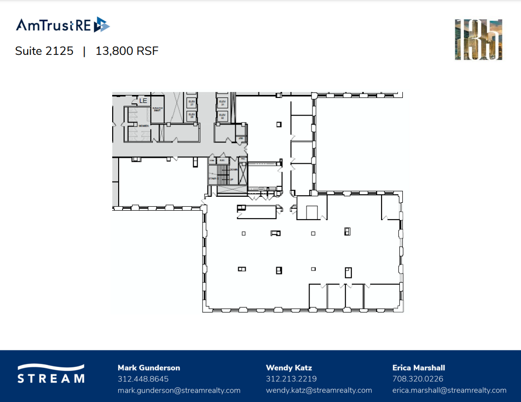 135 S LaSalle St, Chicago, IL for lease Floor Plan- Image 1 of 1