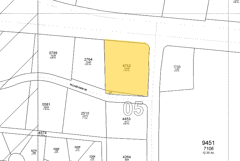 7048 E Knightdale Blvd, Knightdale, NC for lease - Plat Map - Image 2 of 7