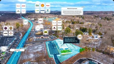 420 Talcottville Rd, Vernon, CT - AERIAL map view