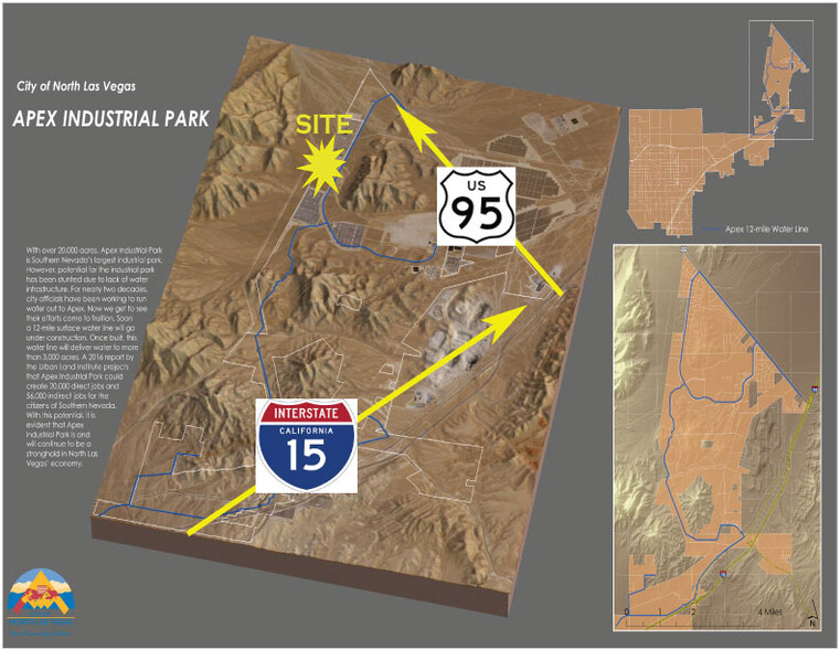 Apex Power Parkway Pkwy Moapa Nv 025 34 16 Ac At Northern Apex Industrial Park Loopnet Com