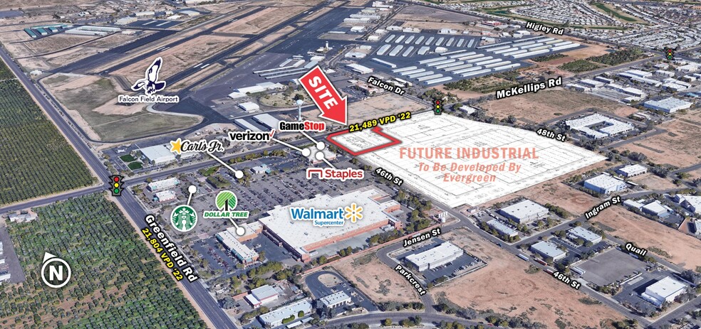 SE McKellips Rd & Greenfield Rd, Mesa, AZ for lease - Primary Photo - Image 1 of 2