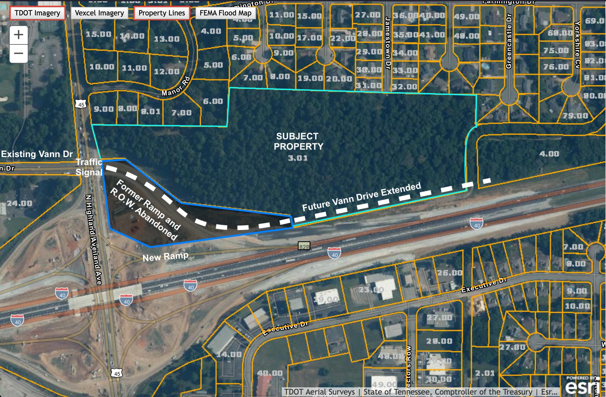 00 Interstate 40, Jackson, TN for sale Aerial- Image 1 of 8