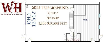 6051 Telegraph Rd, Toledo, OH for lease Floor Plan- Image 1 of 7