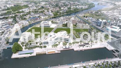 Caen - Aerial map view