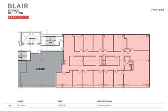 8380 Colesville Rd, Silver Spring, MD for lease Floor Plan- Image 1 of 1