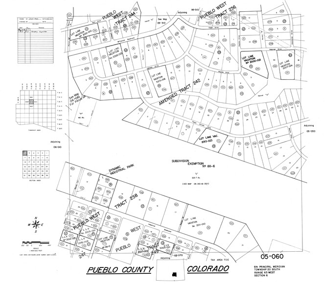 845 E Industrial Blvd, Pueblo West, CO for sale - Plat Map - Image 1 of 1