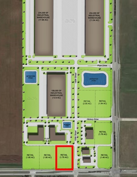 12905 Meredith Drive, Urbandale, IA for sale - Site Plan - Image 2 of 2