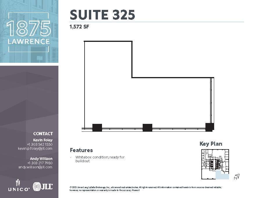 1875 Lawrence St, Denver, CO for lease Floor Plan- Image 1 of 1
