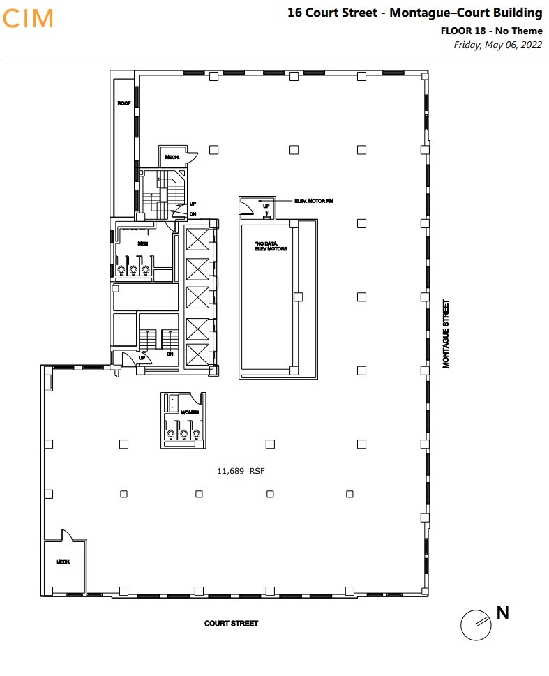 16 Court St, Brooklyn, NY for lease Floor Plan- Image 1 of 1