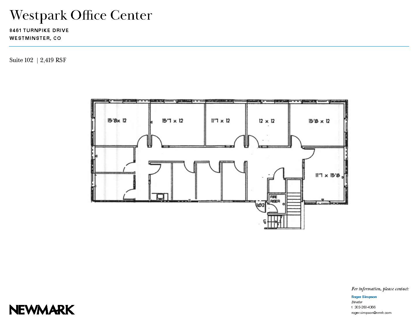 8601 Turnpike Dr, Westminster, CO for lease Floor Plan- Image 1 of 1