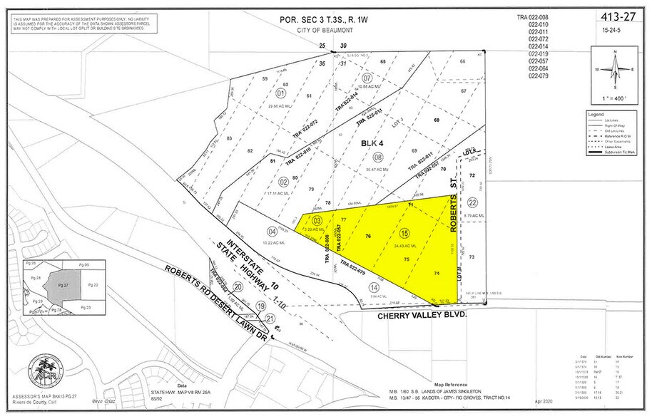 36240 Cherry Valley, Calimesa, CA 92320 Retail Development Site