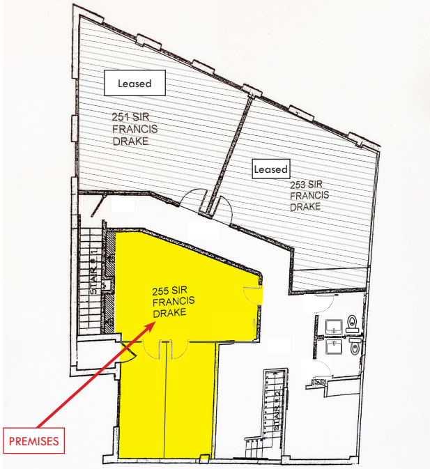 251-251 Sir Francis Drake Blvd, San Anselmo, CA for lease Floor Plan- Image 1 of 1