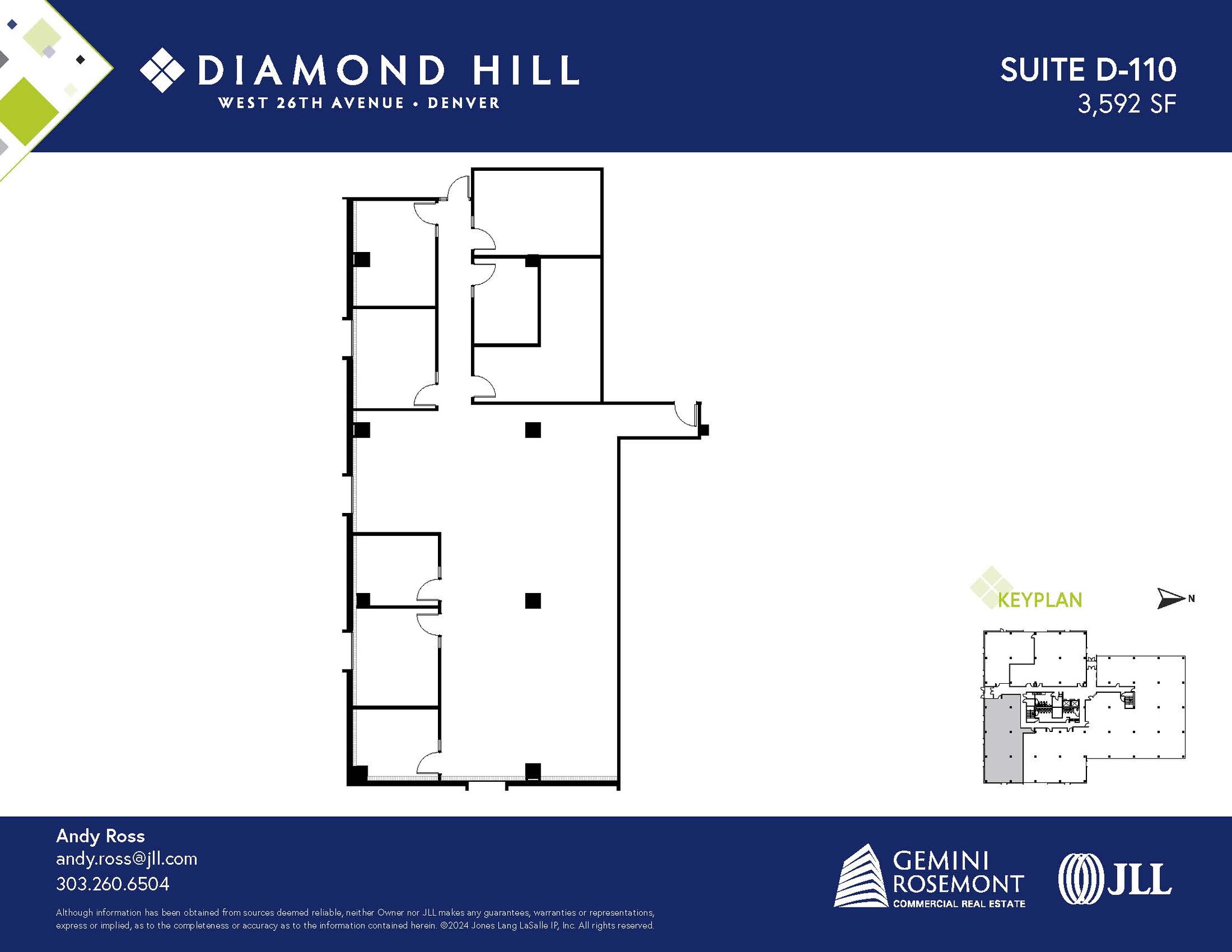 2490 W 26th Ave, Denver, CO for lease Floor Plan- Image 1 of 2