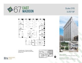 67 E Madison St, Chicago, IL for lease Floor Plan- Image 1 of 2