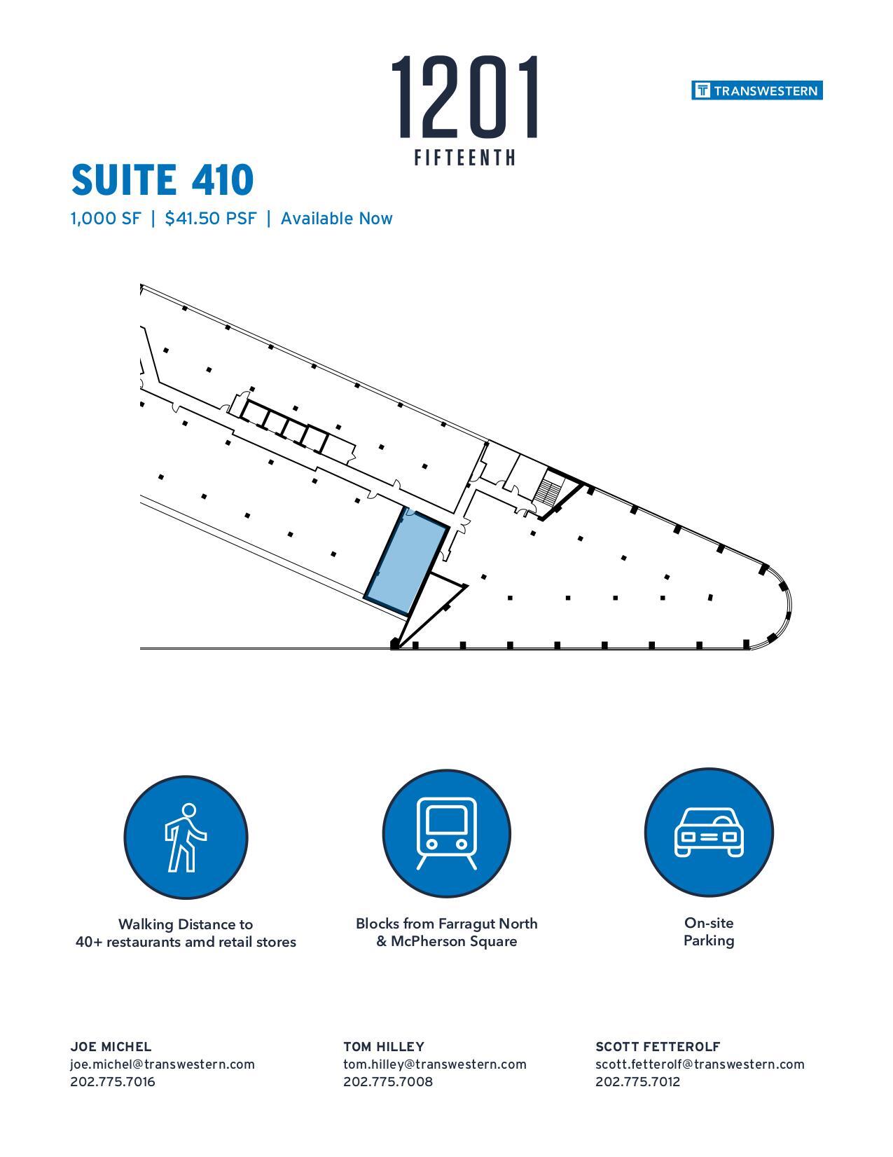 1201 15th St NW, Washington, DC for lease Floor Plan- Image 1 of 1