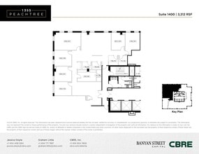 1355 Peachtree St NE, Atlanta, GA for lease Floor Plan- Image 1 of 1