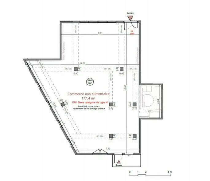 Retail in Caen for sale - Floor Plan - Image 3 of 3