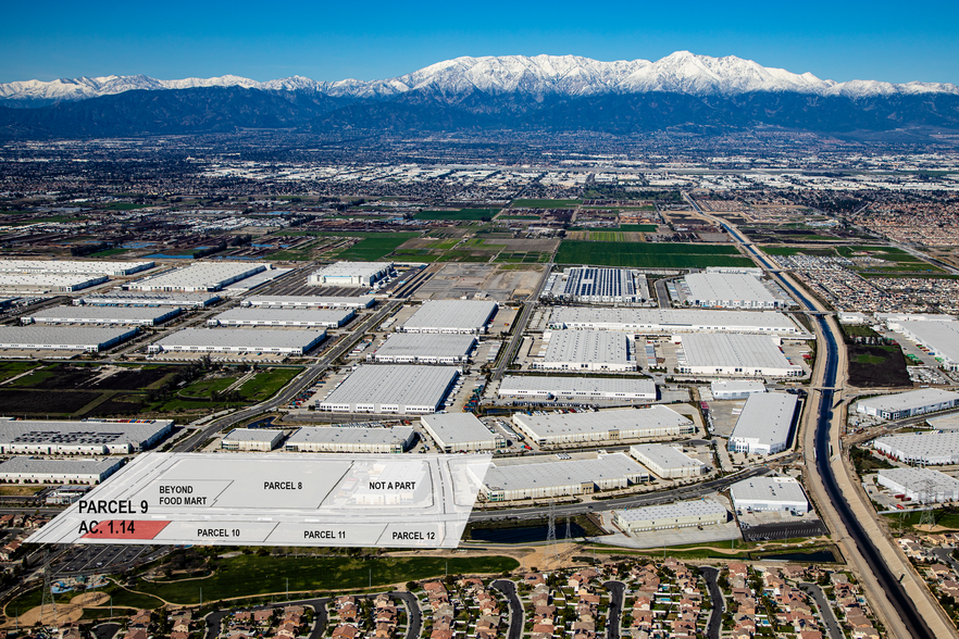 Parcel 9 Limonite Ave, Eastvale, CA for lease - Aerial - Image 3 of 8