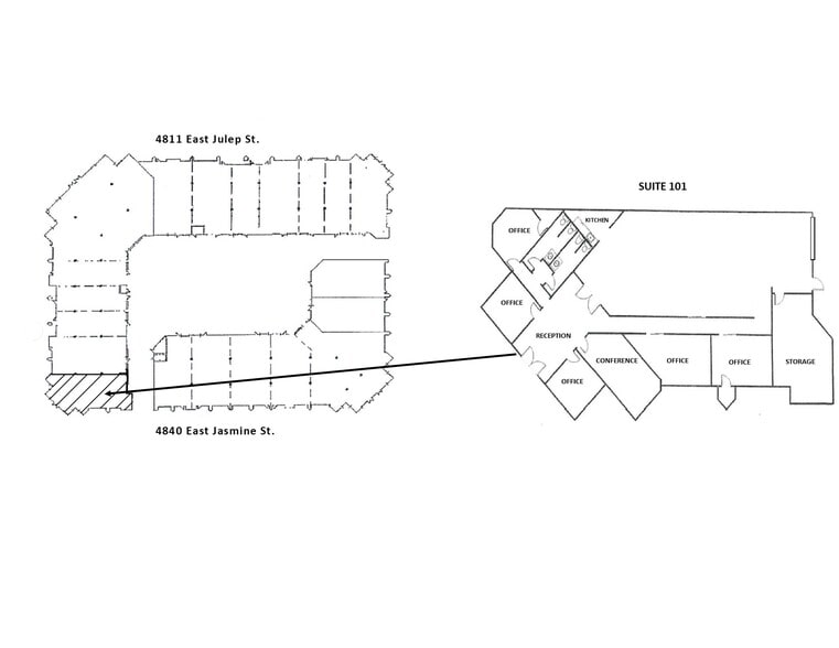 4811 E Julep St, Mesa, AZ for lease - Site Plan - Image 2 of 3
