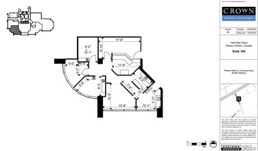 1400 Blair Towers Pl, Ottawa, ON for lease Floor Plan- Image 1 of 1