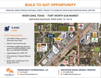 More details for 5400 River Oaks Blvd, Fort Worth, TX - Land for Sale