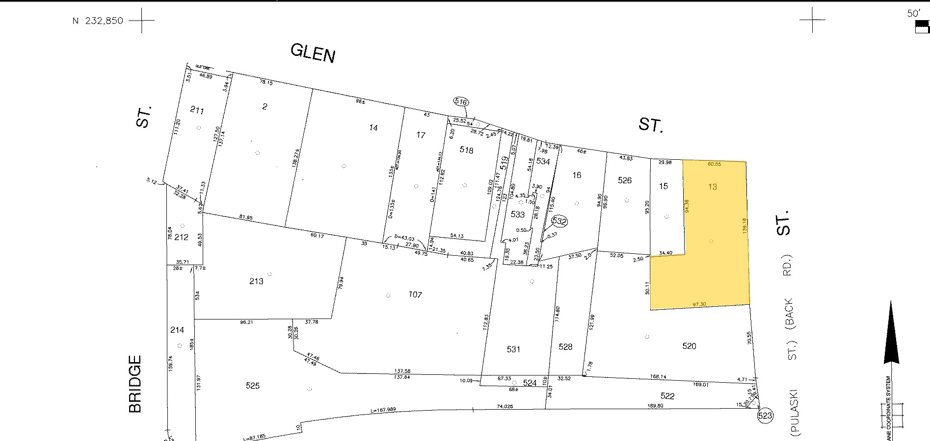 50 Glen St, Glen Cove, NY for sale Plat Map- Image 1 of 1