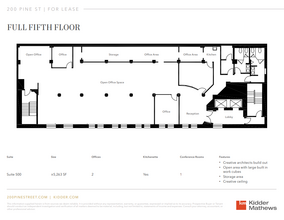 200-216 Pine St, San Francisco, CA for lease Floor Plan- Image 1 of 1